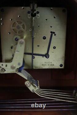 Antique Seth Thomas Tambour 8-Day Westminster Mantel Shelf Parlor Clock Tested