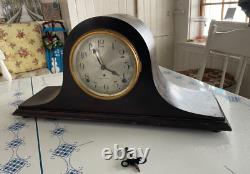 Antique Seth Thomas Tambour Mantel Clock Working