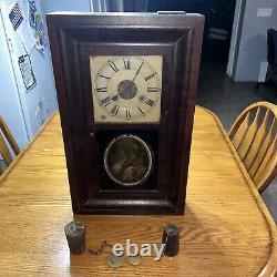 Antique Seth Thomas Thomaston Conn. Clock Made in USA in 1800's
