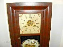 Antique Seth Thomas Thomaston Weight Driven Shelf Clock C. 1880's