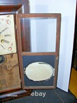 Antique Seth Thomas Thomaston Weight Driven Shelf Clock C. 1880's