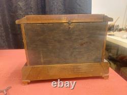 Antique Seth Thomas Three Pillar Lion Heads Mantel Clock. Works-Runs A1. Ex Cond