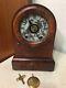 Antique Seth Thomas Tudor Mantle Clock Small Size With Alarm