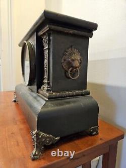 Antique Seth Thomas VTG Mantle Clock Patented 1880 #9981 Working