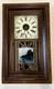 Antique Seth Thomas Wall Clock Mantle Good Condition Lake Scene Weights Included