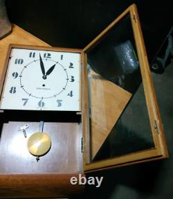 Antique Seth Thomas Wall Clock NO BADGE AT BOTTOM OF CLOCK