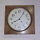 Antique Seth Thomas Wall/ Gallery Clock With Pendulum & Key Working 16 Square