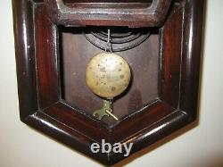 Antique Seth Thomas Wall Regulator Clock 8-Day, Time/Strike, Key-wind