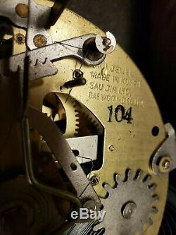 Antique Seth Thomas Wall Regulator Clock Circa 1950'70's Free Ship