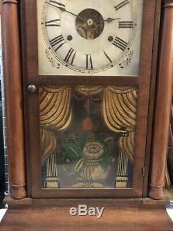 Antique Seth Thomas Weight Driven Movement Wall Or Mantle Clock