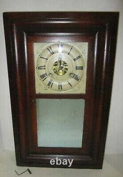 Antique Seth Thomas Weights Driven Ogee Clock 30-Hour, Time/Strike