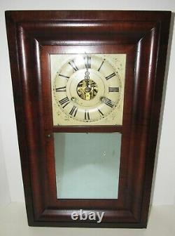 Antique Seth Thomas Weights Driven Ogee Clock 30-Hour, Time/Strike