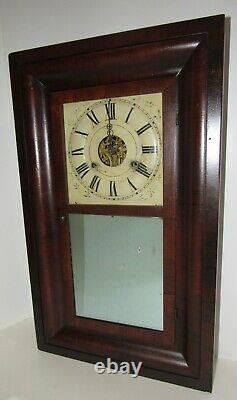 Antique Seth Thomas Weights Driven Ogee Clock 30-Hour, Time/Strike