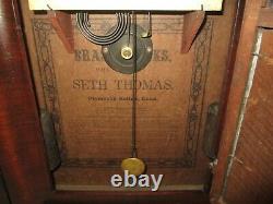 Antique Seth Thomas Weights Driven Ogee Clock 30-Hour, Time/Strike