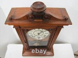 Antique Seth Thomas Wooden Mantle Clock