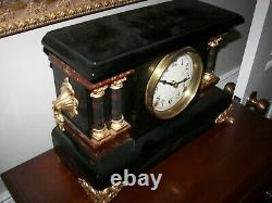 Antique Seth Thomas Working Mantel 8 Day Clock