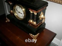 Antique Seth Thomas Working Mantel 8 Day Clock