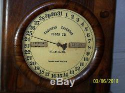 Antique Seth Thomas c1879 Calendar Clock