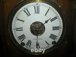 Antique Seth Thomas city series Topeka clock with alarm working used