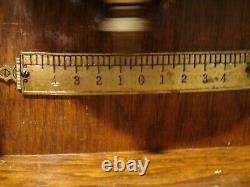 Antique Seth Thomas walnut wall clock works withchime MUST SEE emile Jacot jewelry