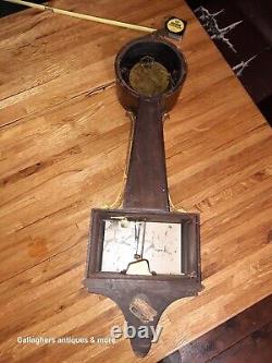 Antique Ship Seth Thomas Mechanical Banjo Wall Clock NOT Working Project