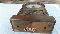 Antique USA Seth Thomas Wall & Mantle Clock With Pendulum Dated 1863