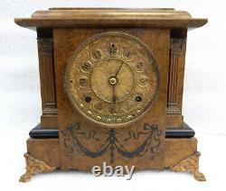 Antique Victorian Seth Thomas Adamantine Clock ca 1880 Working