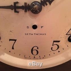 Antique Vintage Seth Thomas Chiming Mantle Shelf Clock! Old Striker
