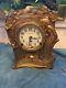 Antique Vintage Seth Thomas Ornate Mantle Clock Read Description W Key