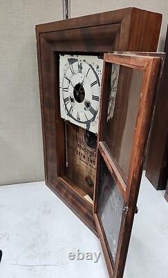 Antique Vintage Seth Thomas Weight Driven 25 Mantel Clock