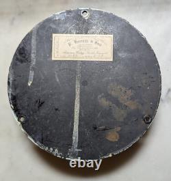 Antique WW II U. S. Navy Seth Thomas Ships Clock Runs 6 Dial