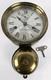 Antique Wwi Seth Thomas Ship's Bell Strike'bottom Bell' Brass Ship Wall Clock