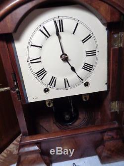 Antique-Walnut-Seth Thomas Arch Top Mantle Clock Ca. 1880-#P633