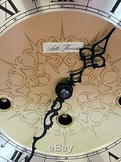Antique Westminster Seth Thomas Mantel Clock Pretty! 1950's Free Ship