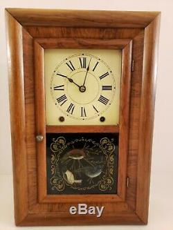 Antique Working 1860's Miniature Seth Thomas OGEE OG Mantel Shelf Clock