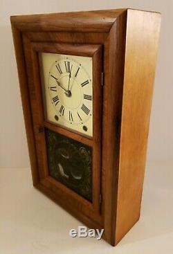 Antique Working 1860's Miniature Seth Thomas OGEE OG Mantel Shelf Clock