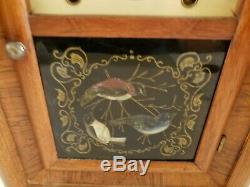 Antique Working 1860's Miniature Seth Thomas OGEE OG Mantel Shelf Clock