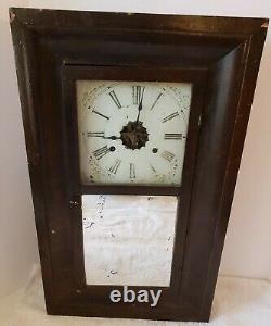 Antique Working 1860's SETH THOMAS Clock CO. OGEE OG Weight Driven Mantel Clock