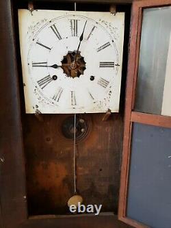 Antique Working 1860's SETH THOMAS Clock CO. OGEE OG Weight Driven Mantel Clock