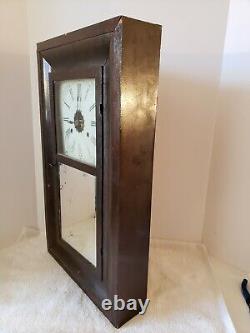 Antique Working 1860's SETH THOMAS Clock CO. OGEE OG Weight Driven Mantel Clock