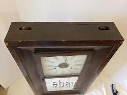 Antique Working 1860's SETH THOMAS Clock CO. OGEE OG Weight Driven Mantel Clock