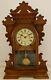 Antique Working 1892 Seth Thomas Tacoma City Series Walnut Parlor Mantel Clock