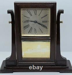 Antique Working 1927 SETH THOMAS'Vanity' Shaving Mirror Style Mantel Clock 4J