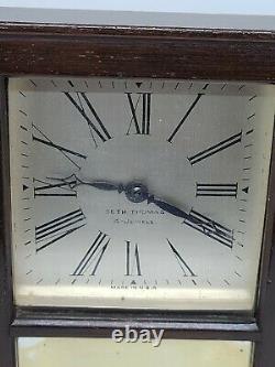 Antique Working 1927 SETH THOMAS'Vanity' Shaving Mirror Style Mantel Clock 4J