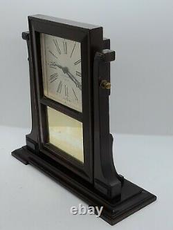 Antique Working 1927 SETH THOMAS'Vanity' Shaving Mirror Style Mantel Clock 4J