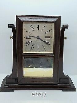 Antique Working 1927 SETH THOMAS'Vanity' Shaving Mirror Style Mantel Clock 4J