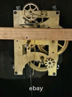 Antique Working 19th C. SETH THOMAS Octagon Drop School Regulator Wall Clock