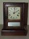 Antique Working 19th C. Seth Thomas Time & Strike Mini Rosewood Cottage Clock