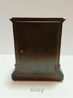 Antique Working SETH THOMAS'Hennigan Bates Co.' Mahogany Mantel Shelf Clock