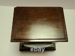 Antique Working SETH THOMAS'Hennigan Bates Co.' Mahogany Mantel Shelf Clock